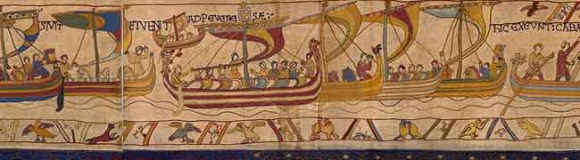 The Crossing scene 2 - Bayeux Tapestry